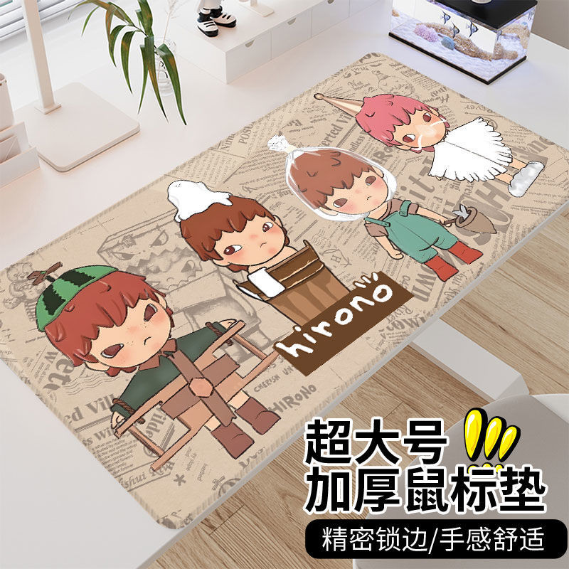 2024 สไตล์ใหม่ ฮิโรโนะ แผ่นรองเมาส์ป่าขนาดเล็กขนาดใหญ่แผ่นรองแป้นพิมพ์คอมพิวเตอร์แผ่นรองโต๊ะล้างทําความสะอาดได้ไม่จางหาย - รูปที่ 2