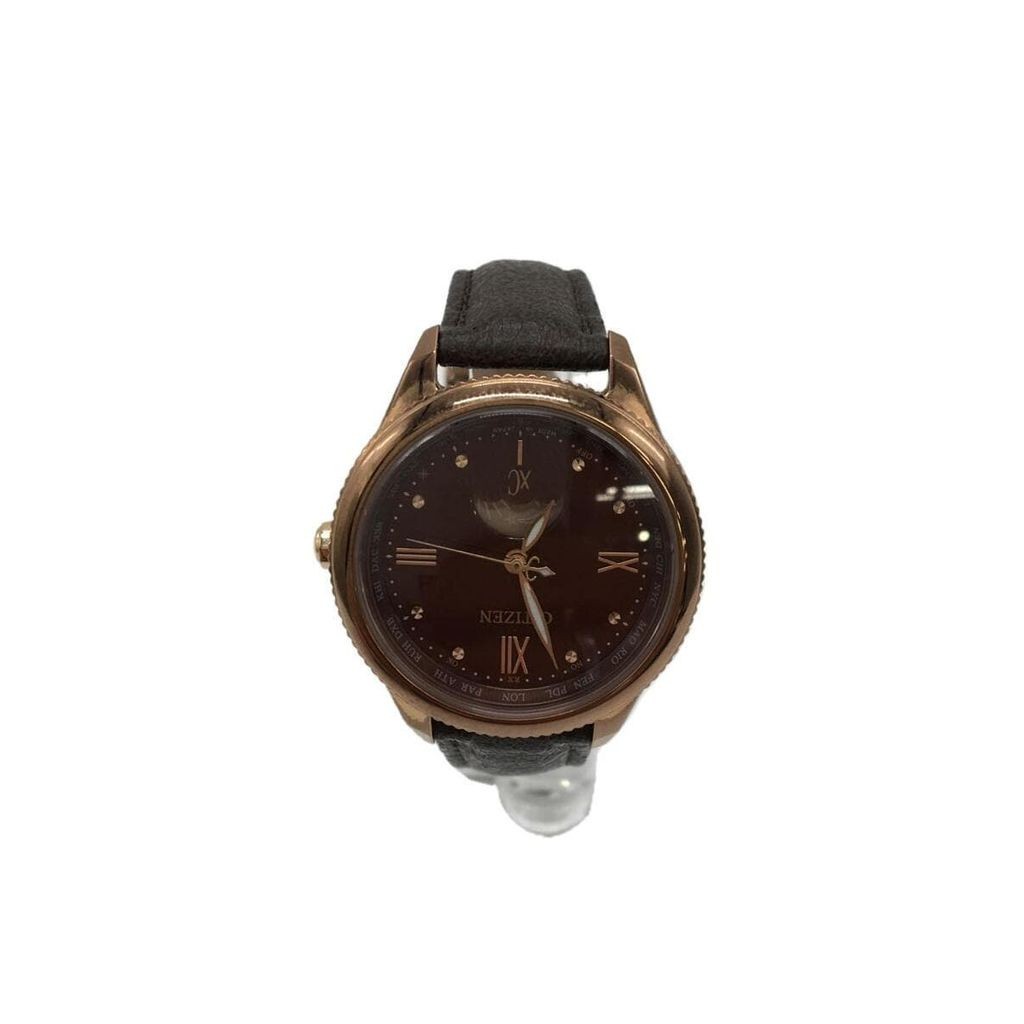 CITIZEN Wrist Watch Women's Brown Analog Direct from Japan Secondhand