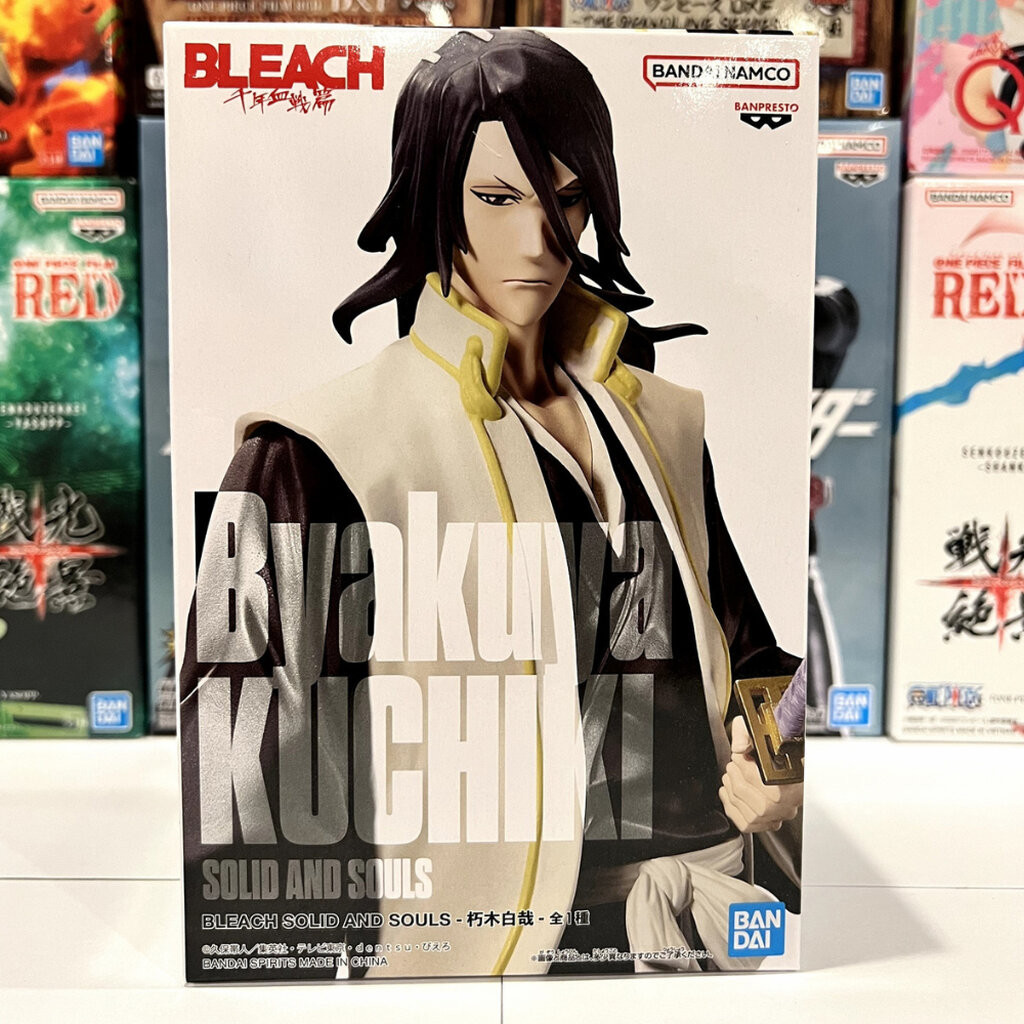 [พร้อมส่ง] Banpresto เบียคุยะ Bleach Byakuya Kuchiki Figure Solid And Souls ของแท้