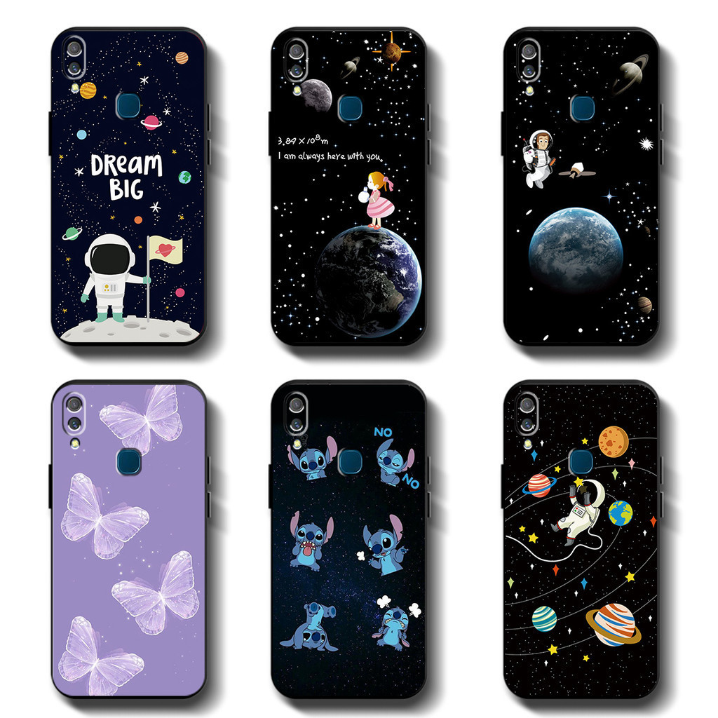 สีดํานุ ่ มสําหรับ VIVO 1906 Y11 Anticrack Casing คุณภาพสูง TPU ฝาครอบป ้ องกันซิลิโคนยางโทรศัพท ์ กรณี