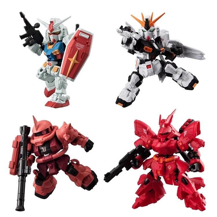 [ Btf ] Ready Stock BANDAI Box Egg Gundam MOBILITY JOINT SP Yuanzu Red Zhaguniu Sazabi AH8P