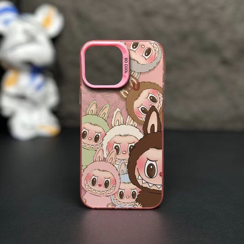 น่ารัก Labubu Hard Matte สําหรับ Realme 10 4G 13 12x 11x 10t 11 Pro Plus 5G 9 9i 8i 13Pro + 12 + 12 + 12Pro +