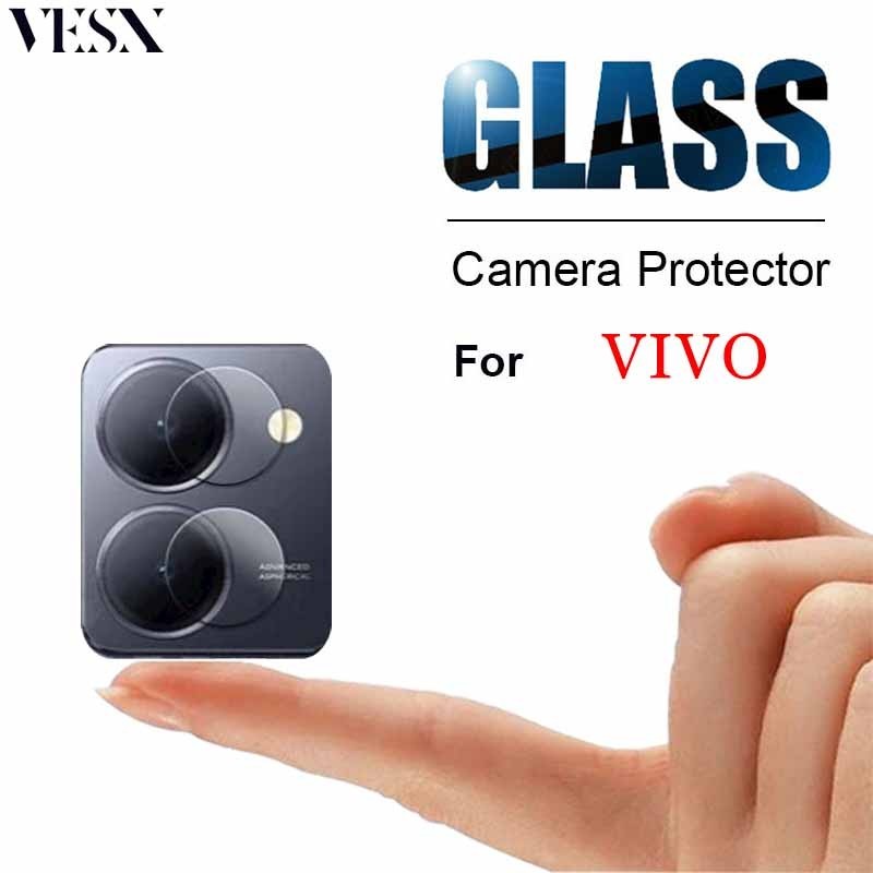 ตัวป้องกันกระจกนิรภัยสำหรับเลนส์กล้องสำหรับ VIVO Y04 Y28 Y27s Y100 Y03 Y18 Y18e Y36 Y77 Y76 Y35 Y22s Y02s Y02 Y02a Y02t Y15s Y15a Y16 Y33s Y21 Y21s Y21T Y20 Y20s Y20i Y12s 5G 4G 2025