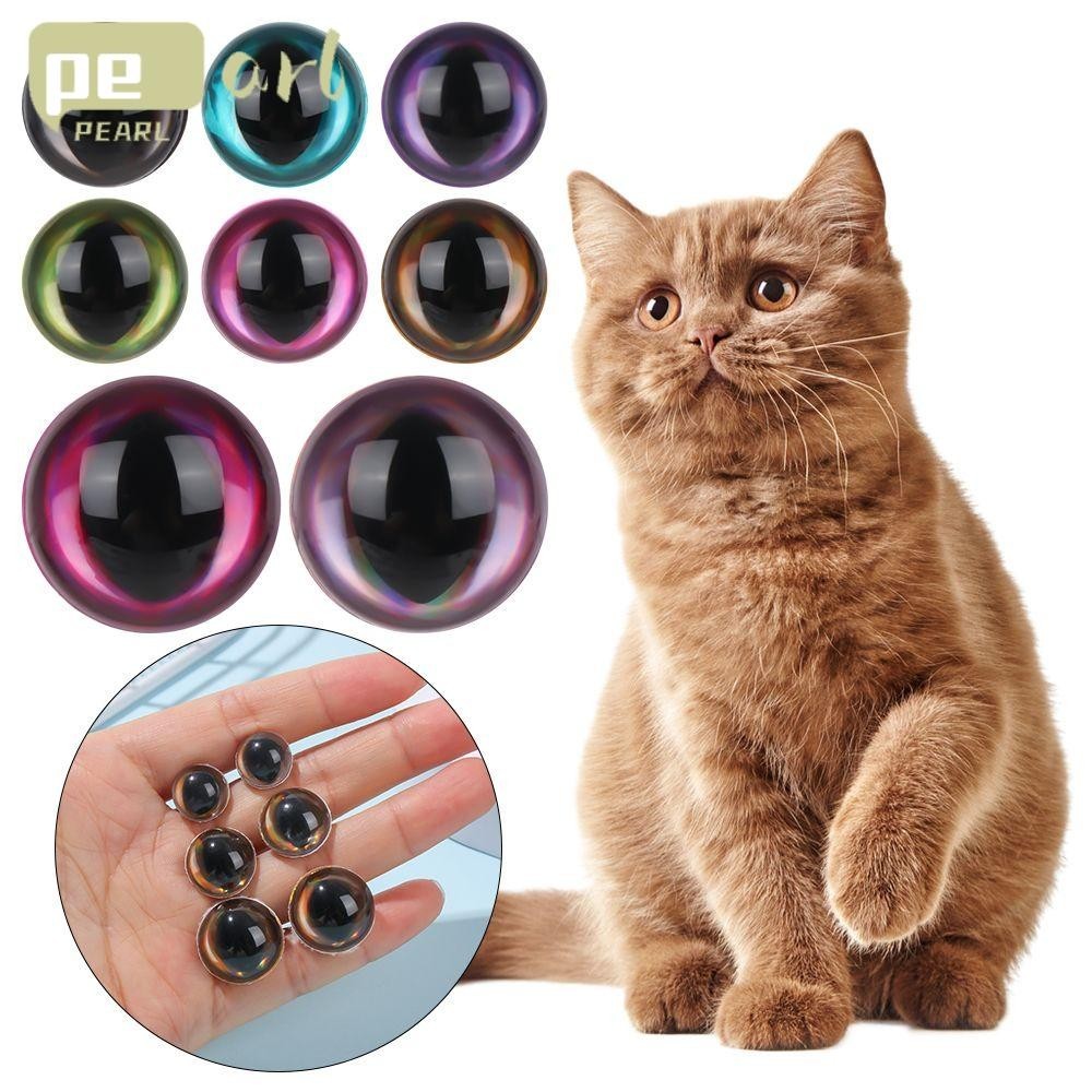 Pearlth Eyes 12/15/18mm อุปกรณ ์ เสริมของเล ่ นแมวตาตุ ๊ กตาสัตว ์ อุปกรณ ์