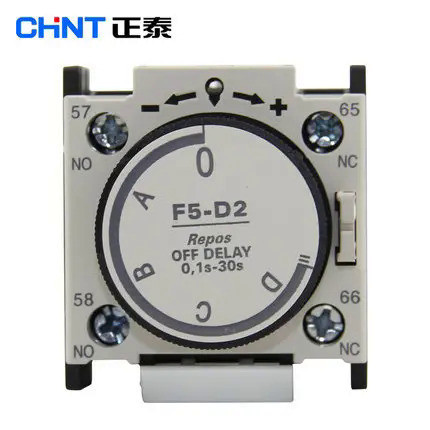 Original CHINT Contactor Power DELAY เสริม Contact F5-D2 F5-T2 TO T4 F5-T2 D2 T0 D0 T4 LA2 SK4 CJX2 