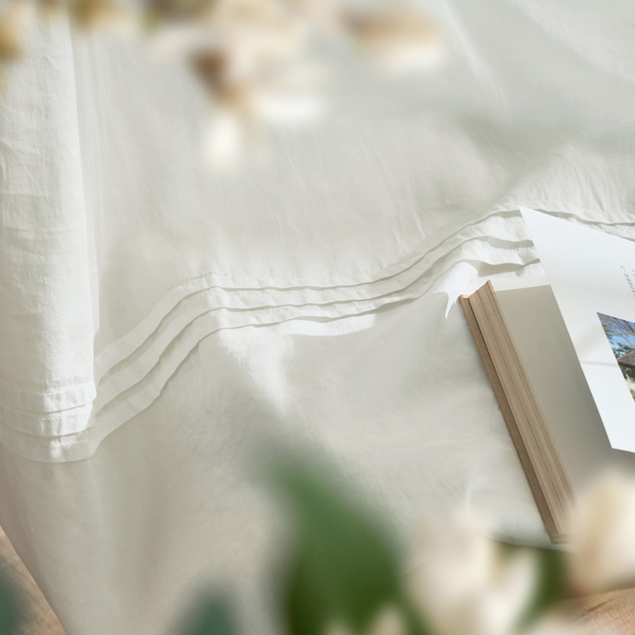 สไตล์ญี่ปุ่นสีทึบมินิมอล 100% ออสเตรีย เทนเซล ผ้านวม 1600ที สัมผัสเย็นเรียบและเนียนเดี่ยว/ราชินี/กษัตริย์ /ซูเปอร์คิงไซส์ผ้าไหมน้ําแข็งผ้านวม - รูปที่ 2