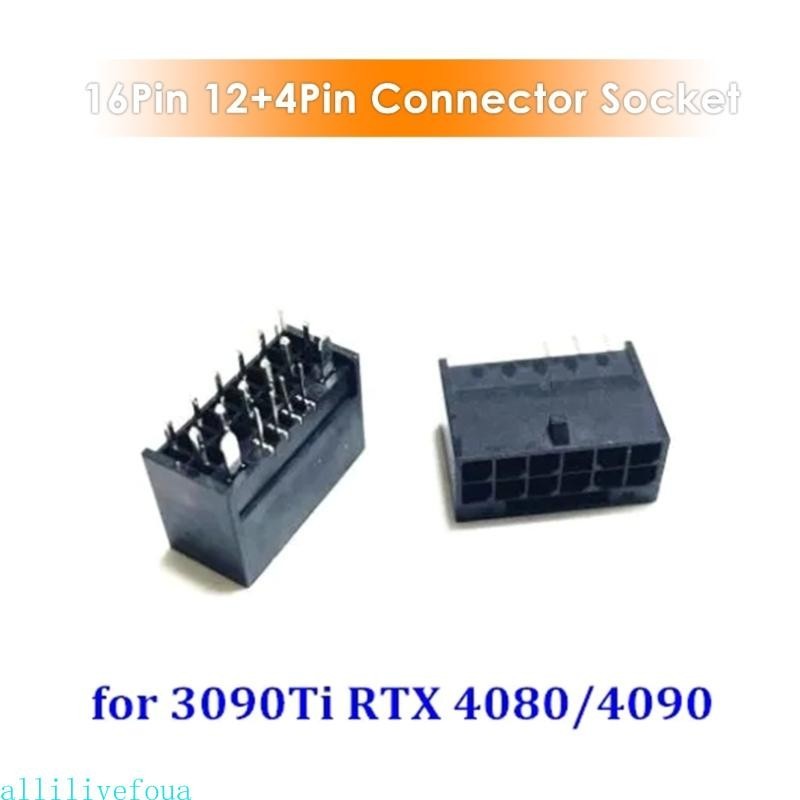 Allilivefoua PCIe 5 0 12VHPWR กราฟิกการ ์ ด Power Supply Connector สําหรับ 3090Ti RTX4080 RTX4090