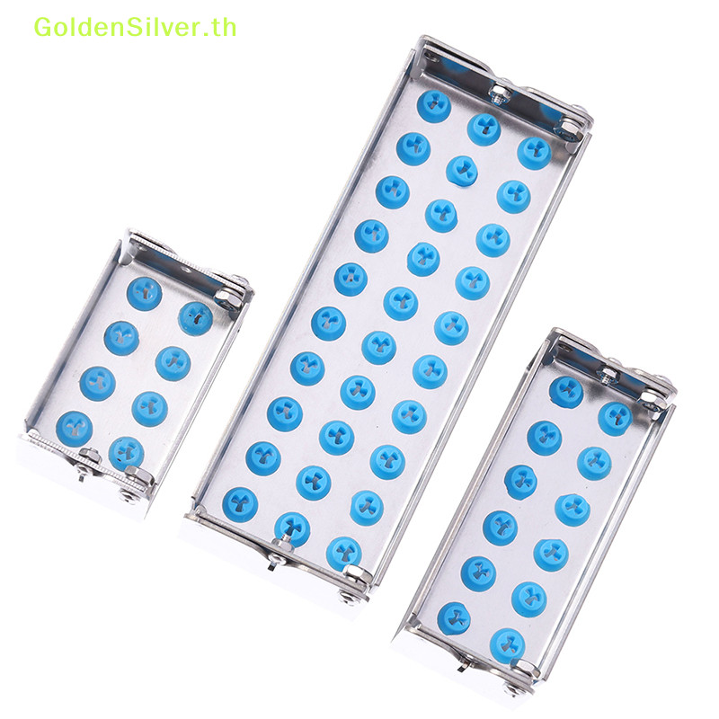 Goldensilver Bur Holder Autoclave Sterilizer Case Endo File Disinfection Box Organizer TH