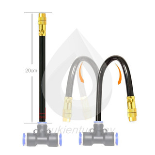 Béc phun sương dài 20cm uốn cong tốt, dùng tưới cây, tưới lan, làm mát mái tôn, phun cảnh quan