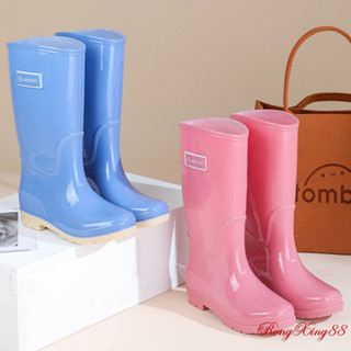 รองเท้าน้ำทรงสูงผู้หญิง กันน้ำกันลื่นทนต่อการสึกหรอ รองเท้าท…