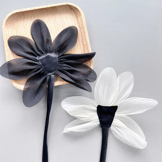 2 ชิ ้ นดอกไม ้ ดอกไม ้ Flora Patch Handmade ซ ่ อมอุปกรณ ์ เสริม