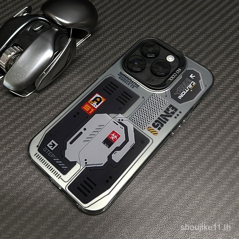 Future Machinery เหมาะสําหรับ iPhone 15/14/13 เคสโทรศัพท ์ iPhone12/11Promax7/8plus AHUO