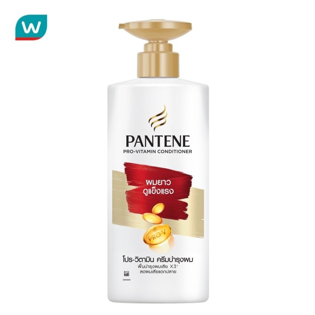 Pantene แพนทีน คอนดิชั่นเนอร์ โปร-วิตามิน ลอง แอนด์ สตรอง 340 มล.