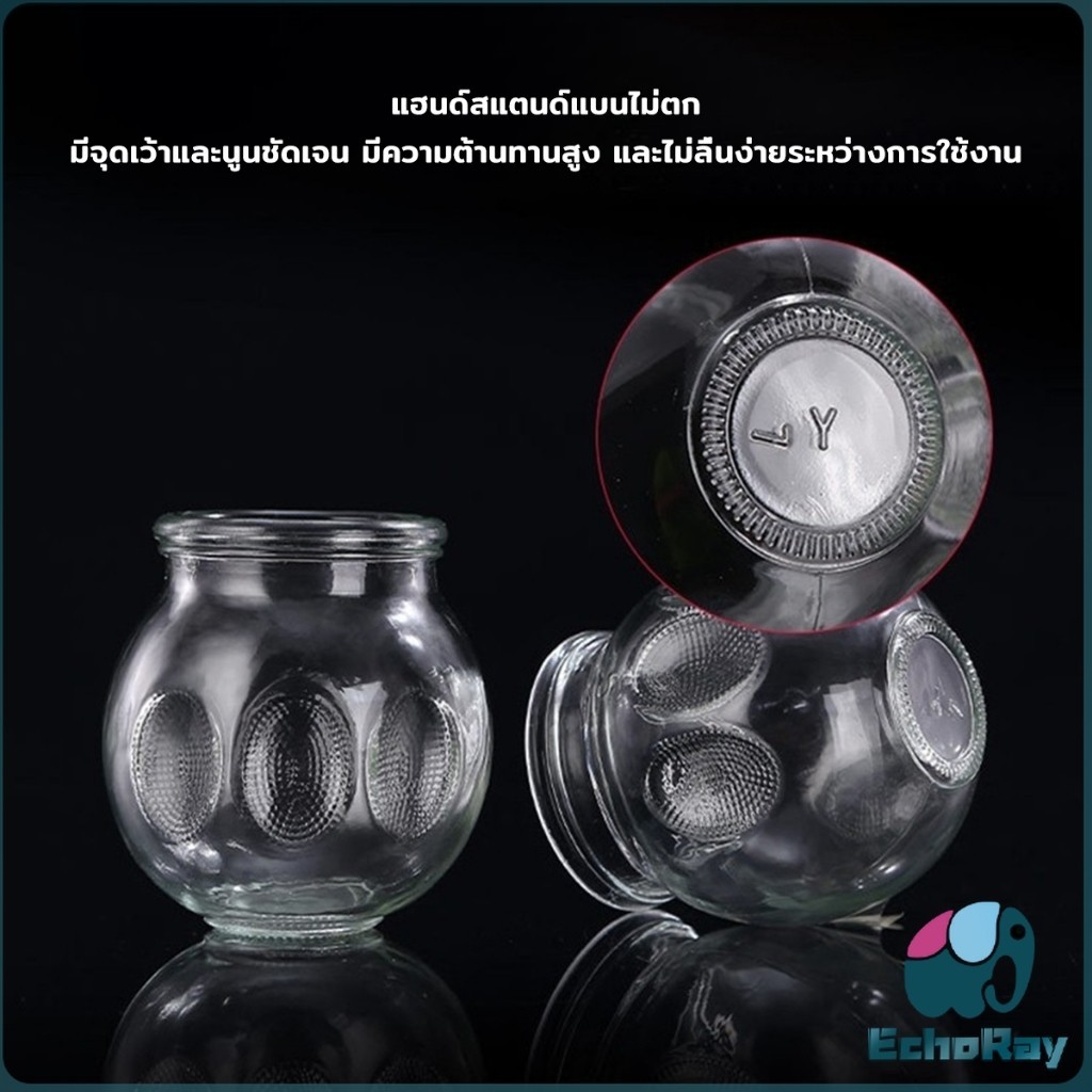 E.R ถ้วยแก้วครอบชนิดหนา ครอบแก้ว​ รูปที่ 3