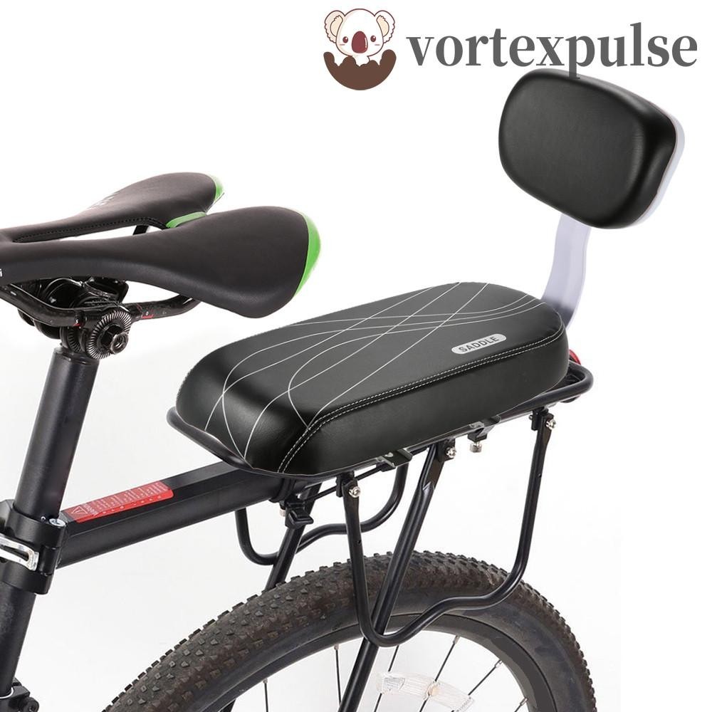 Vortexpulse เบาะหลังจักรยานสบายอุปกรณ ์ เสริมจักรยานอานหนัง PU กันกระแทกสําหรับเด ็ กจักรยานที ่ นั ่ งด ้ านหลัง