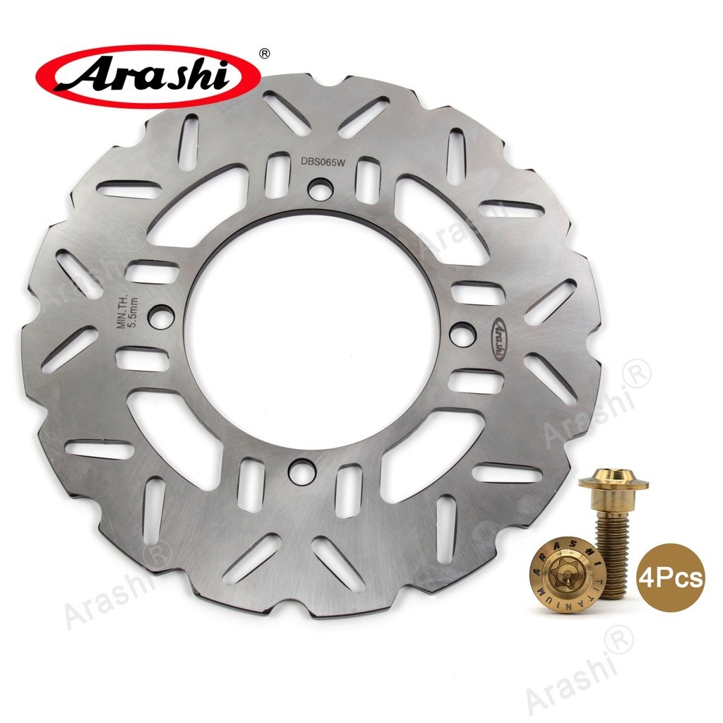 Arashi 250mm CNC ด้านหลังเบรคดิสก์โรเตอร์สําหรับ KAWASAKI Z750 Z 750 ABS 2007 - 2012 / Z750R Z 750 R