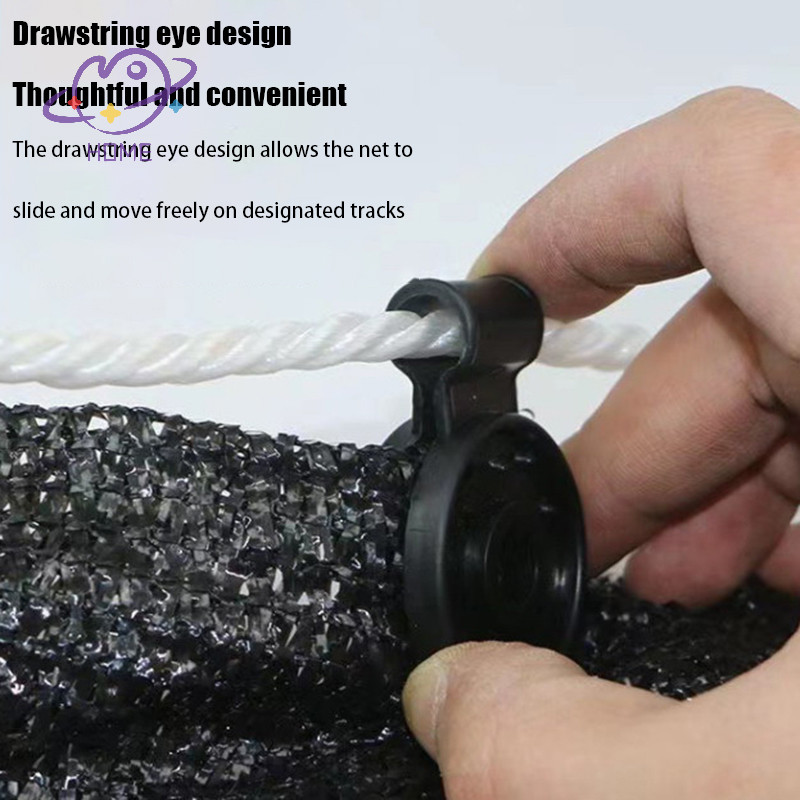 [mayhome] 10 ชิ้น Shade ผ้าคลิป Shade ผ้า Clamp อุปกรณ์เสริม Grommets สําหรับตาข่ายสุทธิ Sunblock ผ้าในสวน Backyard เรือนกระจก {TH}