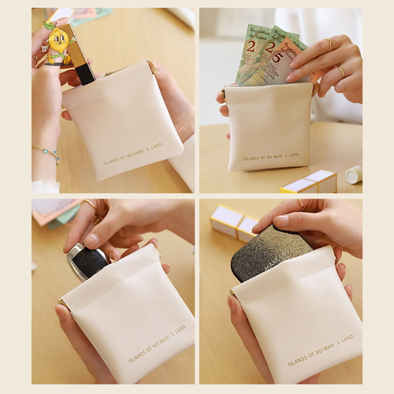 [mozh] Lip Data Line ชุดหูฟังกระเป๋าเก็บกระเป๋าแต่งหน้า Charger Key Self-closing Shrrapnel Bag เคสเครื่องสําอางแบบพกพา [TH]