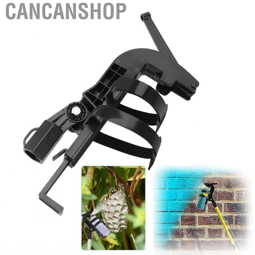 Cancanshop ขายึดต่อด้ามสำหรับกระป๋องสเปรย์ (แบบปรับระดับได้) สำหรับงานทำความสะอาดหน้าต่าง