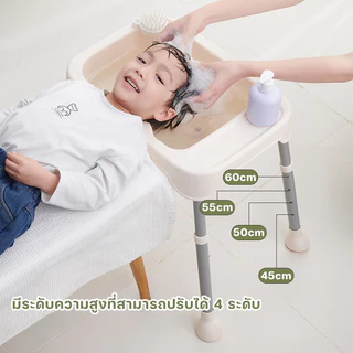 พร้อมส่ง นอนไว้สบาย ถาดซักผม อ่างสระผมผู้ป่วย สำหรับผู้สูงอายุ สำหรับสระผม พร้อมท่อระบายน้ำ
