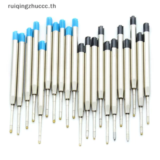 [ruiqingzhuccc] 10 ชิ้นหมึกสีฟ้า parker สไตล์มาตรฐาน 1.0 มม.ปากกาลูกลื่นเติม nib ขนาดกลาง [TH]
