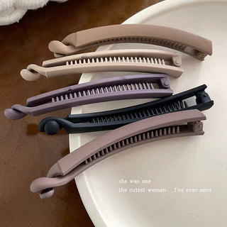 1 ชิ้นผู้หญิง Mette ไม่มีรอยต่อผมหางม้าสูง Grips กิ๊บติดผม Hairpin อุปกรณ์เสริม