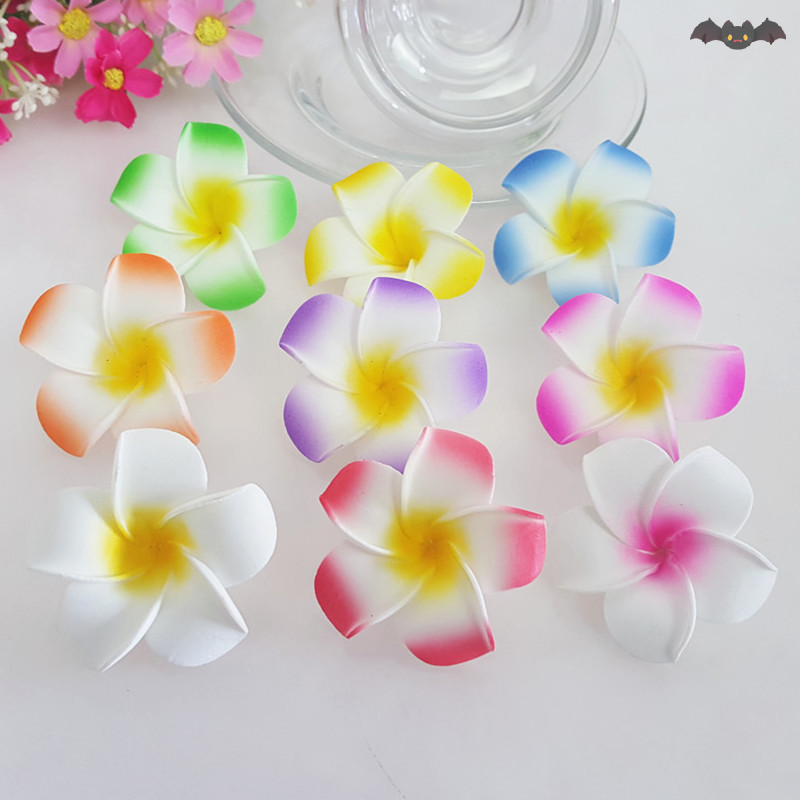 [PE] ฤดูร้อน Plumeria กิ๊บติดผมดอกไม้สําหรับผู้หญิงสาวน่ารัก Hairpins ไข่ดอกไม้ Barrettes ฮาวายงานแต่งงานอุปกรณ์เสริมผม TH