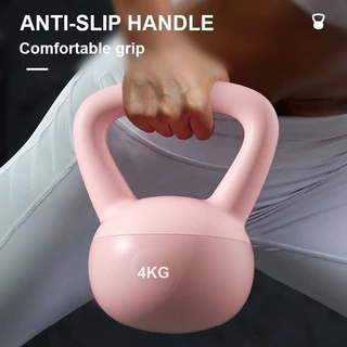 เคตเทิลเบล ดัมเบล 4-6 kg ดัมเบลหูหิ้ว ที่ยกน้ำหนัก ดัมเบลยกน้ำหนัก Kettlebel Soft -Homefittools