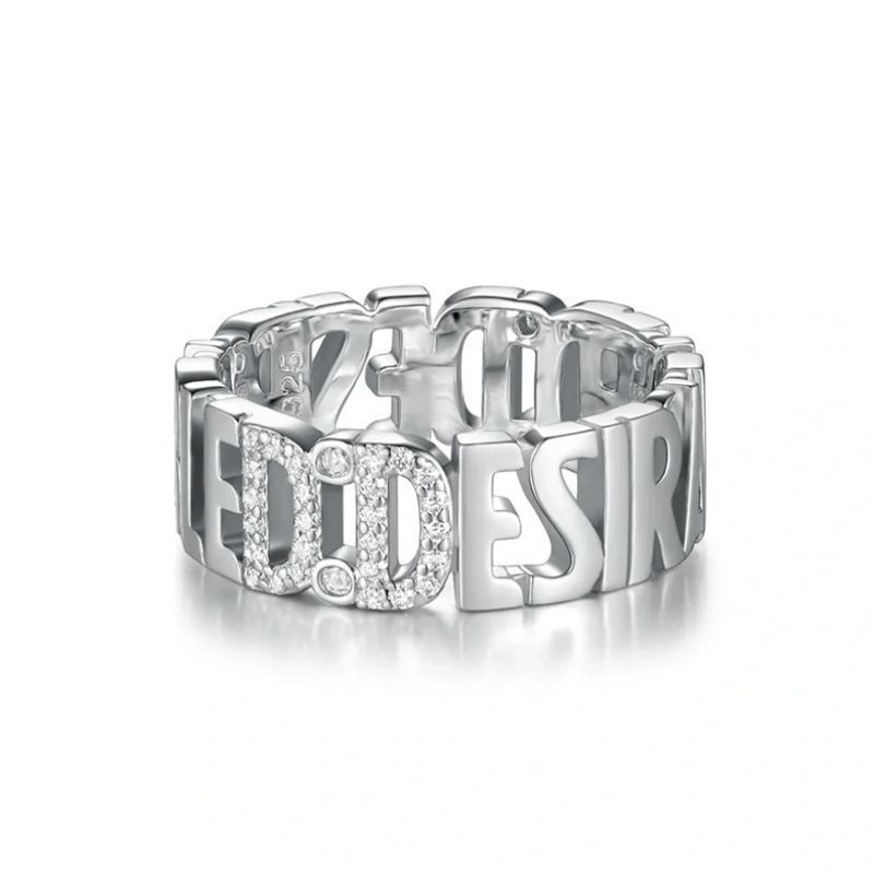 Dylan Wang D.Desirable Eternal Zircon Ring แหวนสไตล์ D