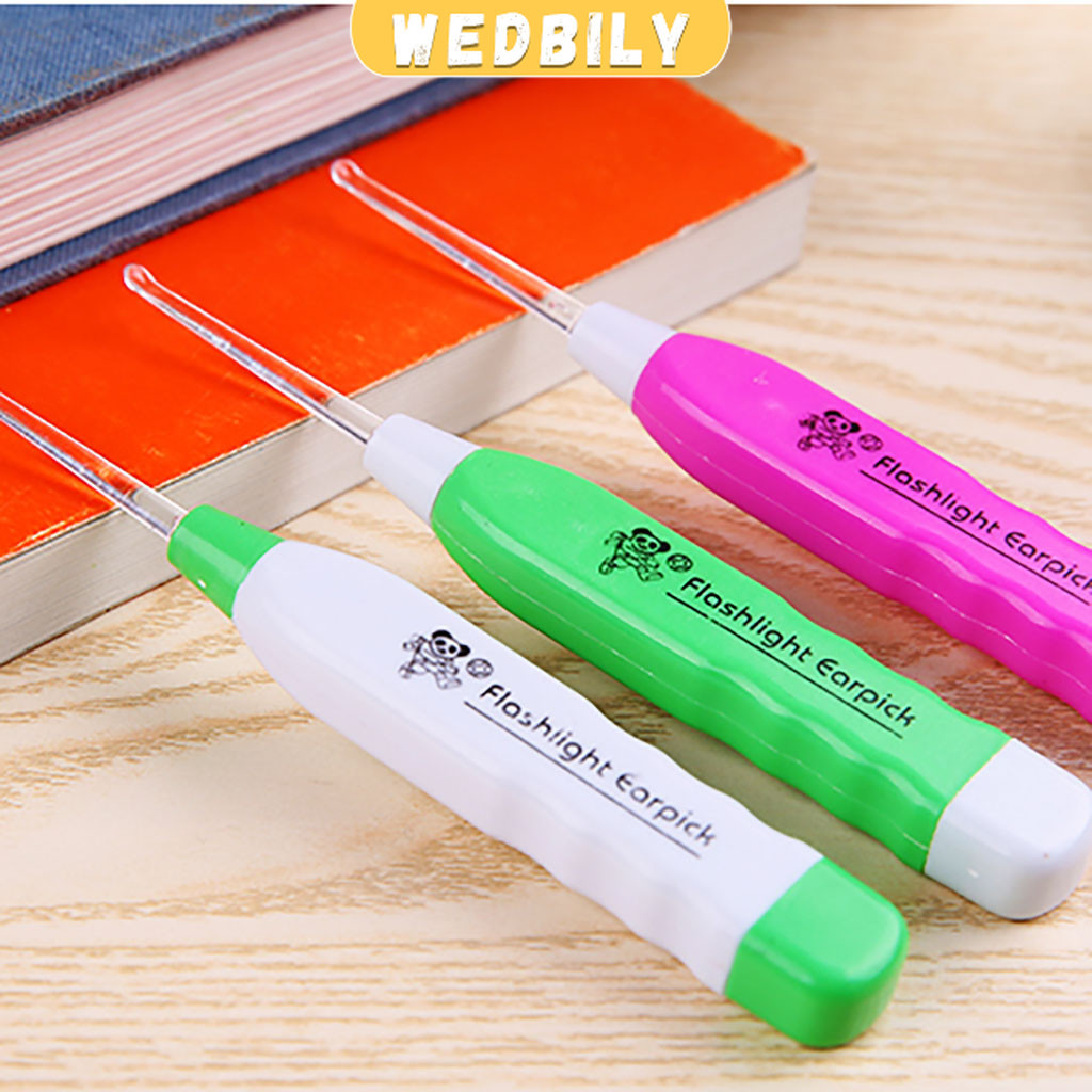 ไม้แคะหู พร้อมไฟLED ราคาถูก จัดส่งคละสี Luminous Ear Pick - รูปที่ 2