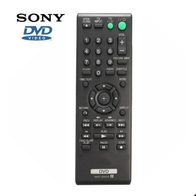 รีโมทคอนโทรลสําหรับ SONY เครื่องเล่น DVD RMT-D197A/D187A/D198A/D189/PRMT-D185P