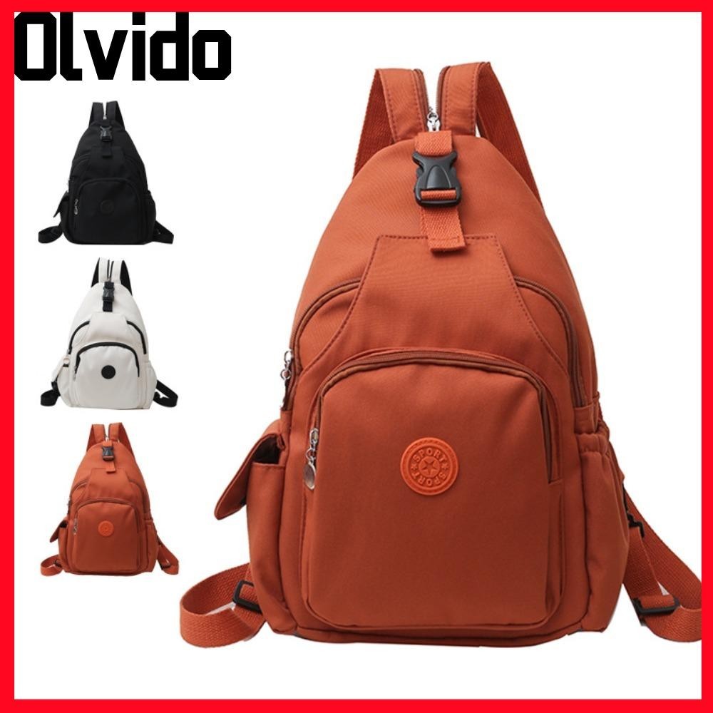 กระเป๋าสะพาย OLVIDO, กระเป๋าสะพายข้างอเนกประสงค์หลายชั้น, ผ้าปรับลําลองน้ําหนักเบากระเป๋าเป้สะพายหลังผู้ชายผู้หญิง