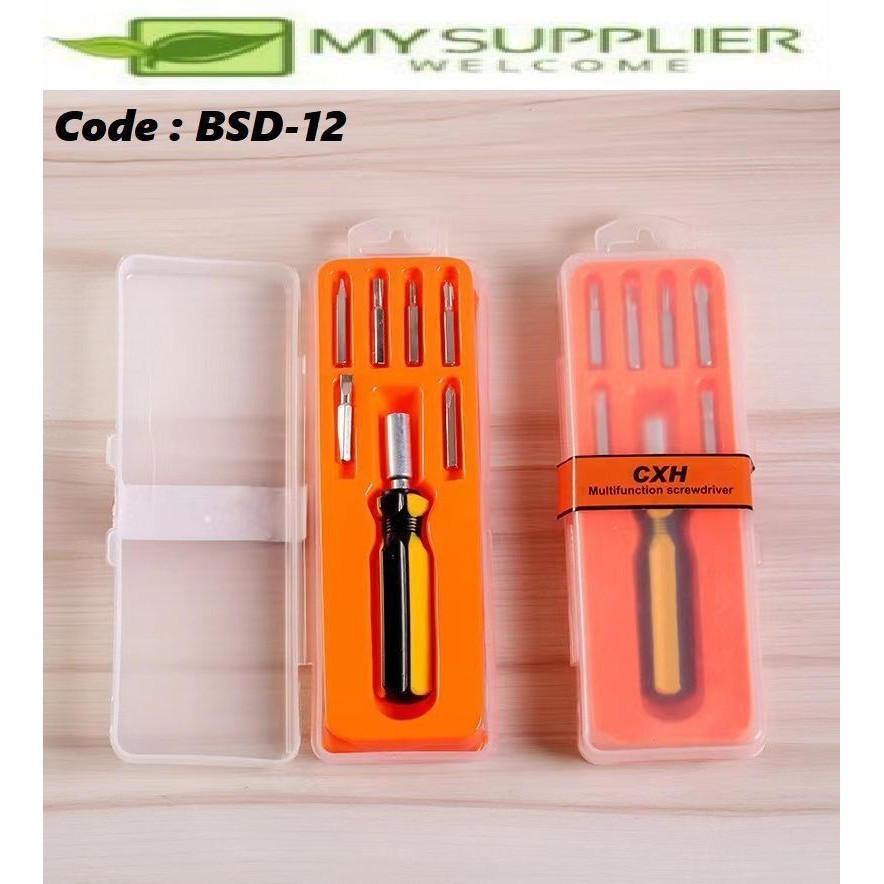 BSD-12 6in1 ไขควงอเนกประสงค์ W2cm x H12cm