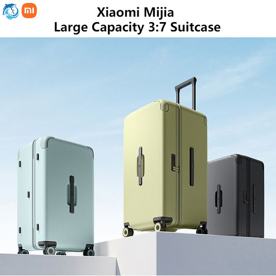 Xiaomi เสี่ยวหมี่ มิเจีย กระเป๋าเดินทางขนาดใหญ่-ความจุหนา 3: 7 กล่องออกแบบสามด้านจับซับผ้าต้านเชื้อแบคทีเรียสากลสากลล้อกล่องเก็บเดินทางย้ายกระเป๋าเดินทางของขวั