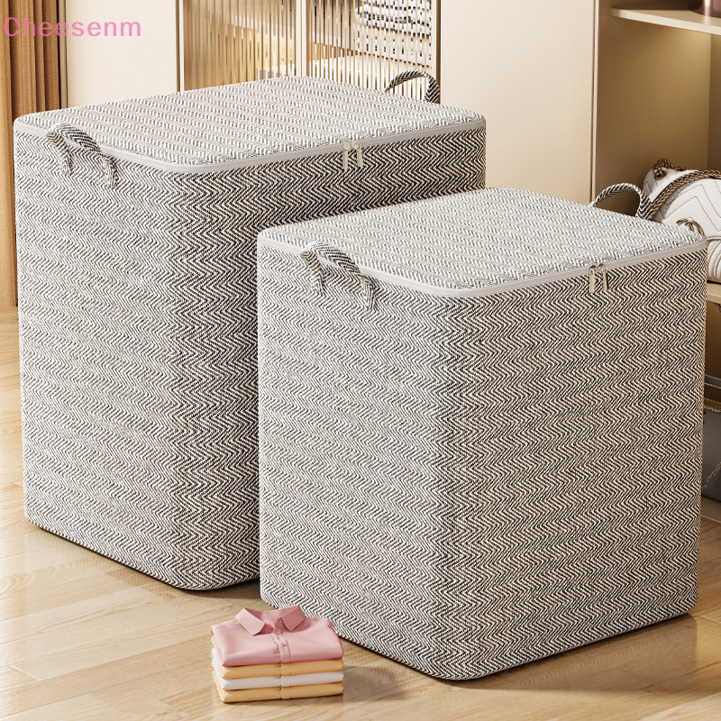 Cheenm ผ้านวมเสื้อผ้า Moisture ฝุ่น Proof Organizer ความจุขนาดใหญ่ผ้าห่ม Sorg กระเป๋า Home Storage TH