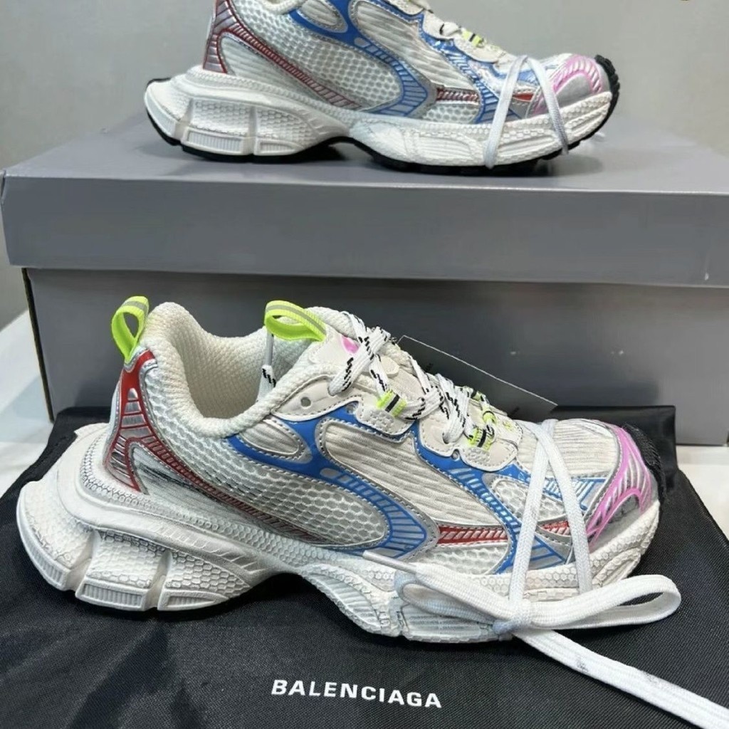 Bl สไตล์ใหม่ 3XL Daddy รองเท้า Retro Distressed Low-Top รองเท้าผ้าใบแฟชั่น ins All-Match Unisex All-Match รองเท้าผ้าใบ