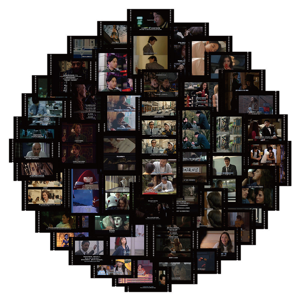 60Pcs/Set ❉ Classical Movie Picture Stickers ❉ DIY Fashion Decals Doodle Stickers