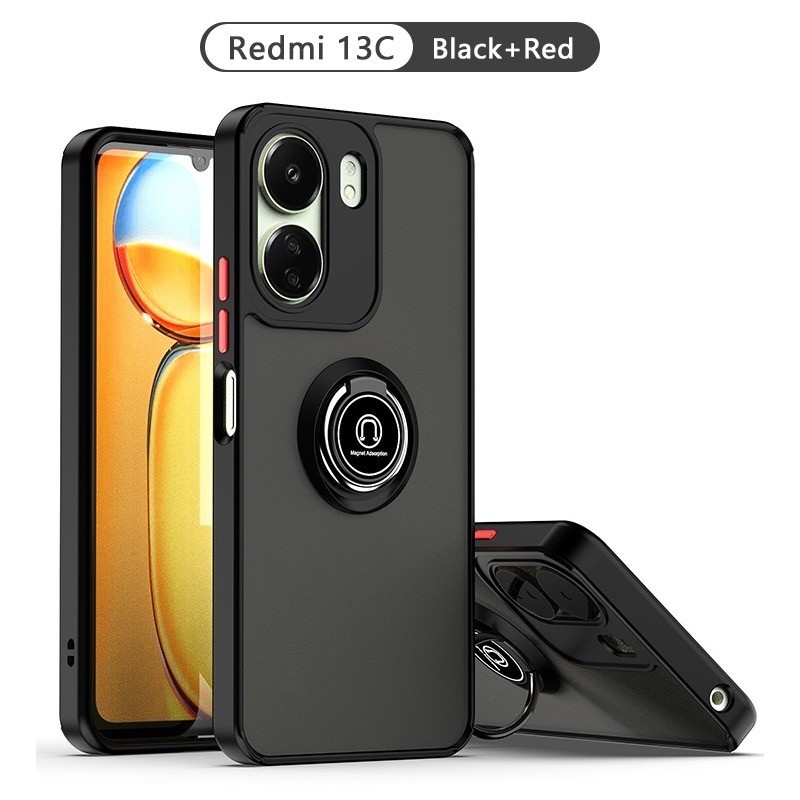 357.เคสผิวด้าน แม่เหล็ก สำหรับ Redmi A3 A1 A2Plus 12 13 รูปที่ 7