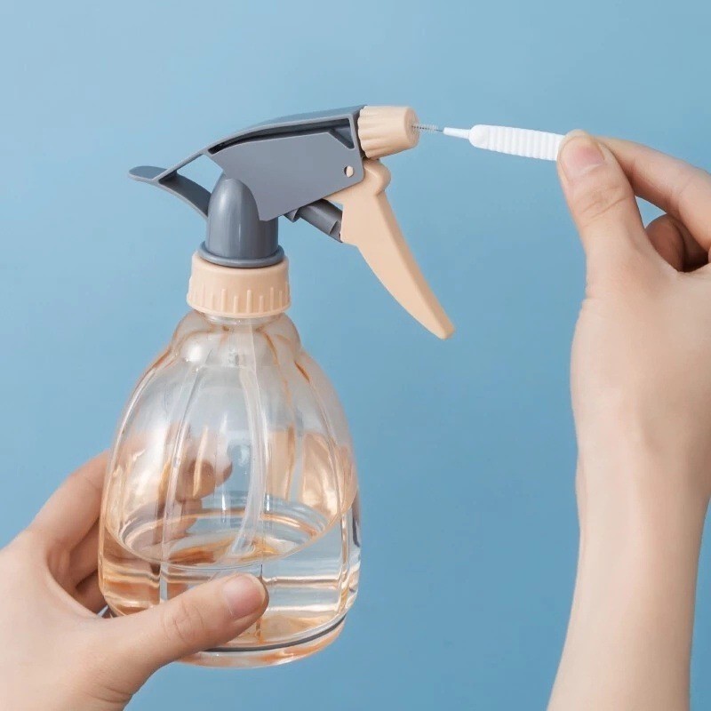 10 ชิ้นหัวฝักบัวแปรงทําความสะอาดหลุมโทรศัพท์สีขาวป้องกันการอุดตันทําความสะอาดเครื่องมือห้องน้ํารูช่องว่างรูขุมขนแปรงขนาดเล็กป้องกันการอุดตันหัวฉีดฝักบัวแป