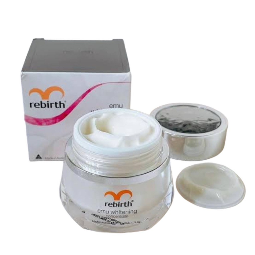 ถูกที่สุด Rebirth Emu Whitening Concentrate 50ml.ครีมอีมูสูตรเข้มข้น