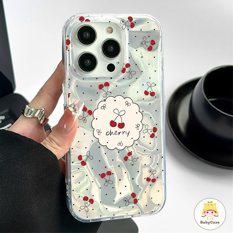 เคส VIVO Y11 Y21 Y22 Y20 Y17S Y17 Y20i Y20S Y12S Y11S Y20G Y50 Y30 Y21S Y02 Y27 Y36 Y27S Y12 Y15 ปกเชอร์รี่โบว์สดสด
