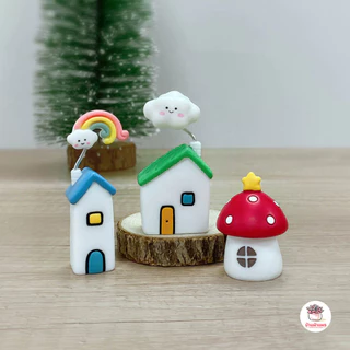 บ้านแห่งความรัก ตุ๊กตาจิ๋ว โมเดลจิ๋ว แต่งสวน ตุ๊กตาแต่งสวนจิ๋ว