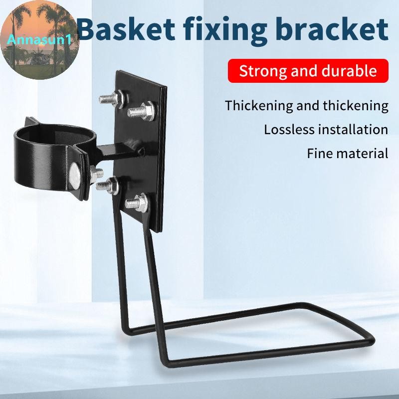 Annasun Quick Release Bracket ตะกร้าด้านหน้าด้านหลัง Mount สําหรับชั้นวางสินค้า//จักรยานพับ/จักรยานไฟฟ้า/สกู๊ตเตอร์ไฟฟ้า TH