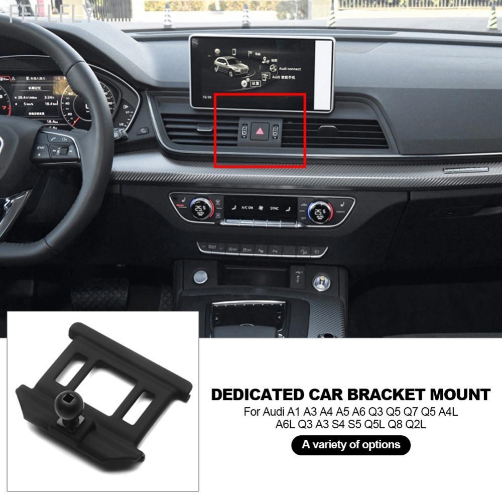 Feelfly เฉพาะที่วางโทรศัพท์ฐาน Collecation Mount Bracket สําหรับ Audi A1 A3 A4 A5 A6 Q3 Q5 Q7 Q5 A4L