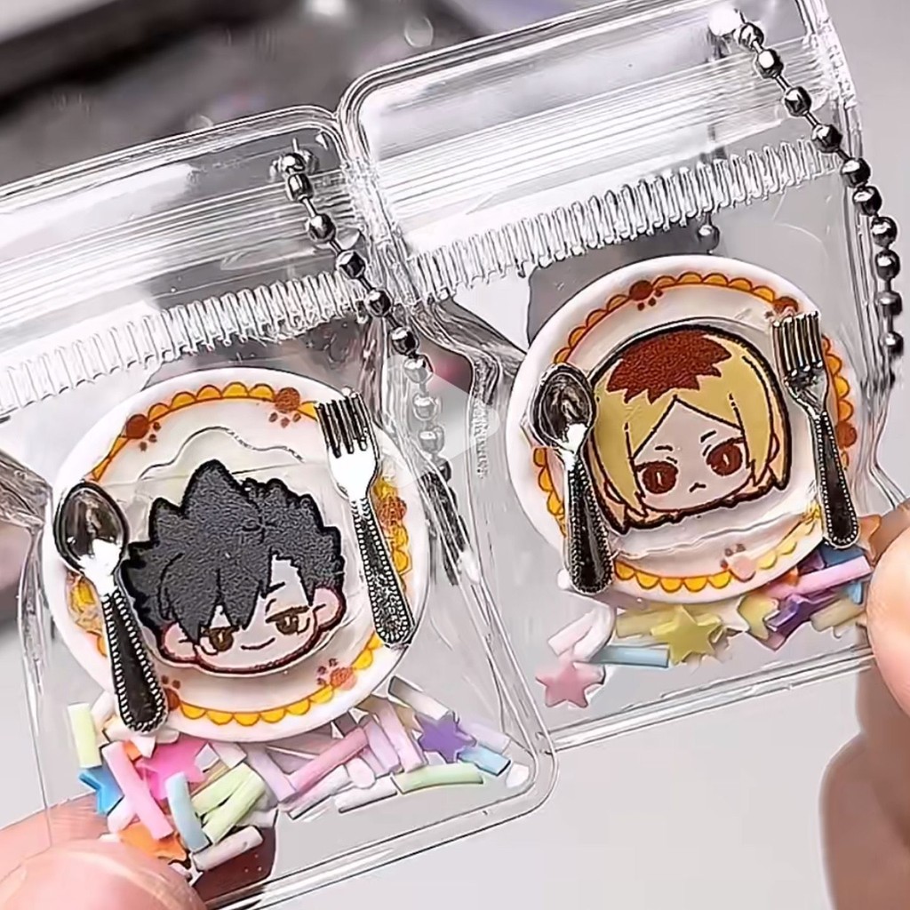 การ์ตูนฟรี !จานอาหารจี้ของขวัญจี้ของขวัญขนาดเล็กกระเป๋าจัดเก็บอะนิเมะโดยรอบ