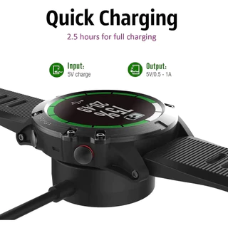 แท่นชาร์จนาฬิกาสําหรับ Garmin Vivoactive 3 4 4S/ Fenix 5 5S 5X 6 6S 6X / Venu 2S Sq USB สายชาร์จขาตั้งวันที่ Syn
