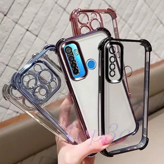 เคส Realme 5i C3 6i 5S เคสโทรศัพท์โปร่งใสป้องกันการตกสี่มุม SJDK