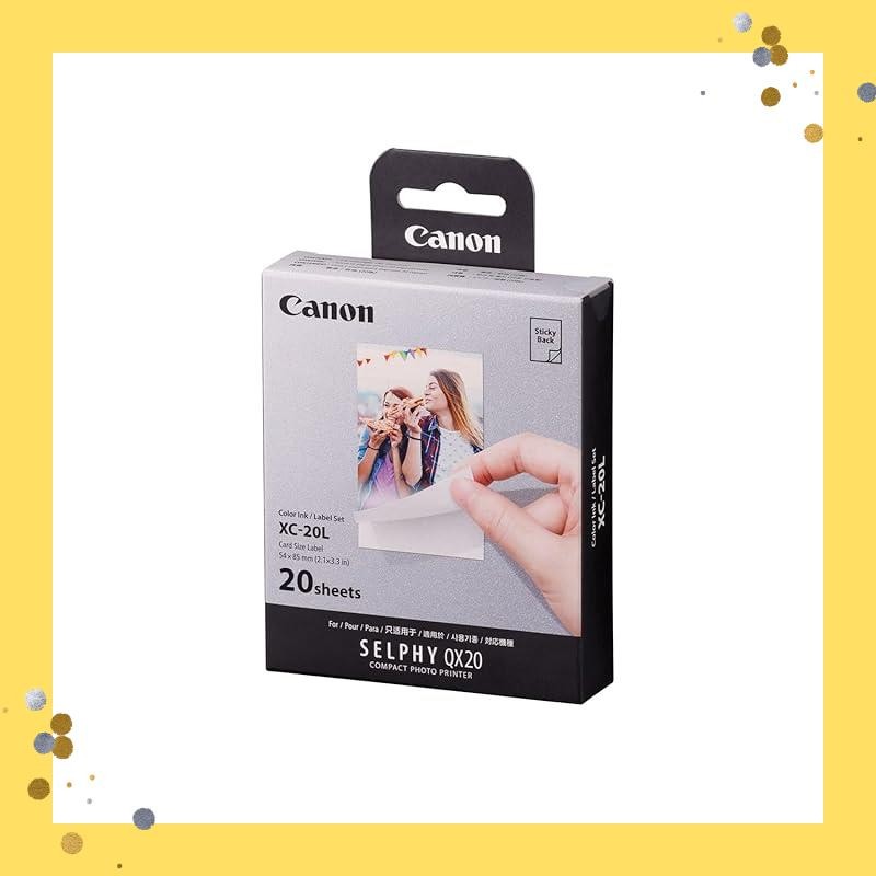 Canon QX20 Color Ink/Label Set XC-20L