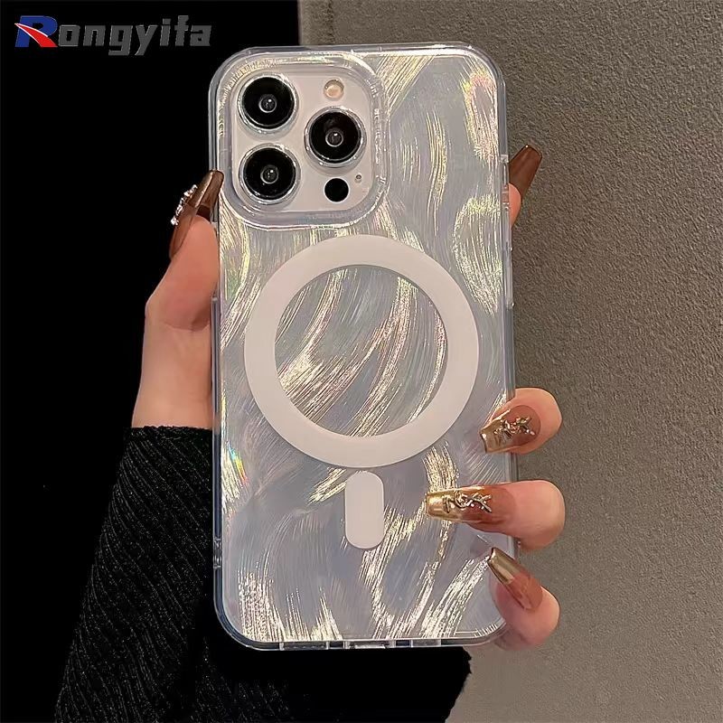 แม่เหล็กชาร์จไร้สายเคสโทรศัพท์สําหรับredmi 14C 14R 13 13C Turbo 4 13R 12C 12R 11A 11 10 Power 10C 9 