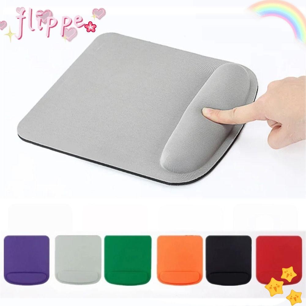 Flippe Gaming Office Mousepad, แผ่นรองเมาส์รองข้อมือฟองน้ําหนาสีทึบ, อุปกรณ์สํานักงาน EVA เรียบง่ายแผ่นรองเม้าส์ตามหลักสรีรศาสตร์
